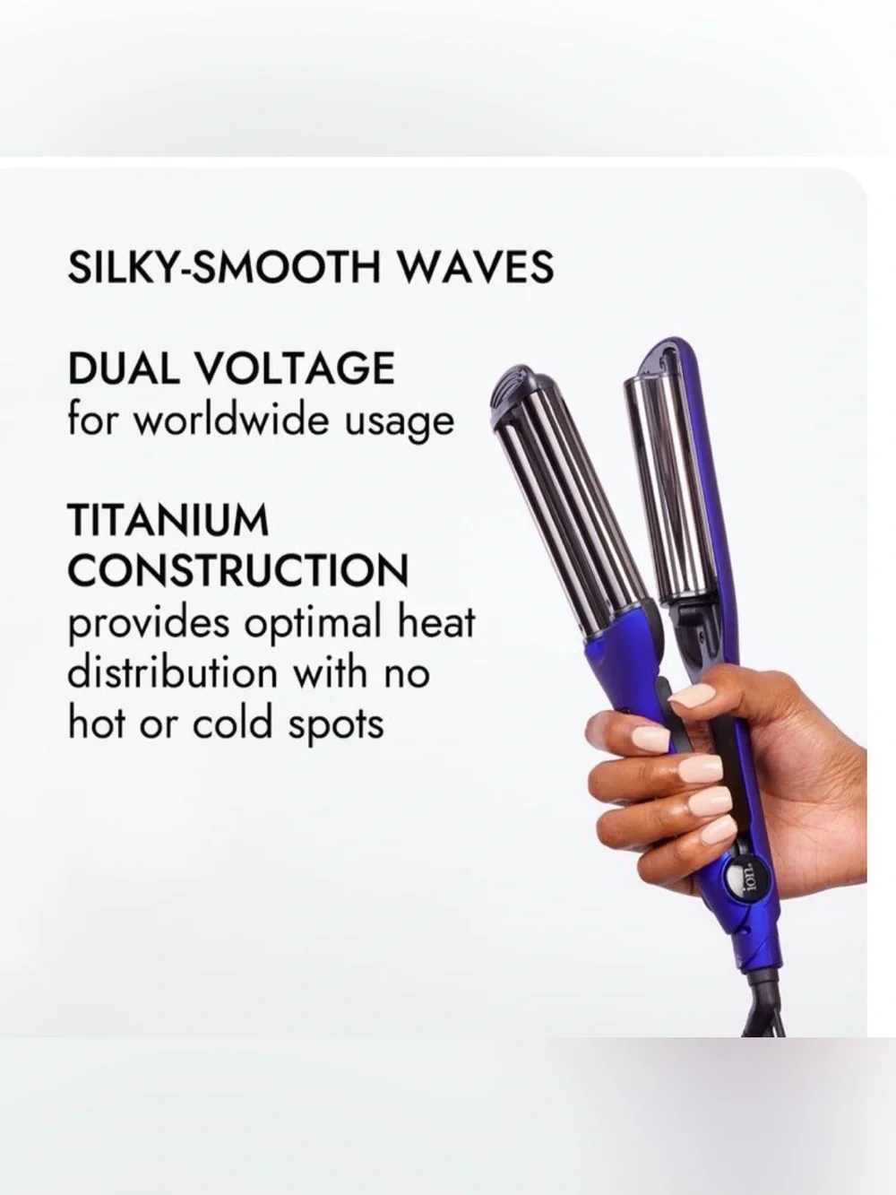 Ion Titanium Pro Triple Barrel Waver for Y2K styling